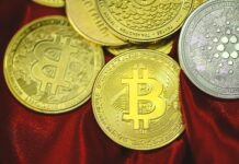 가상자산이용자보호법 시행…예치금, 은행이 보관·관리 a pile of bitcoins sitting on top of a red cloth